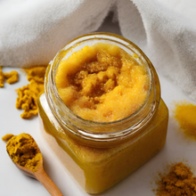 Load image into Gallery viewer, Turmeric Sugared Whipped Soap Scrub
