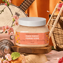 Load image into Gallery viewer, Peach Perfect Foaming Body Scrub - PureBliss Bath &amp; Body
